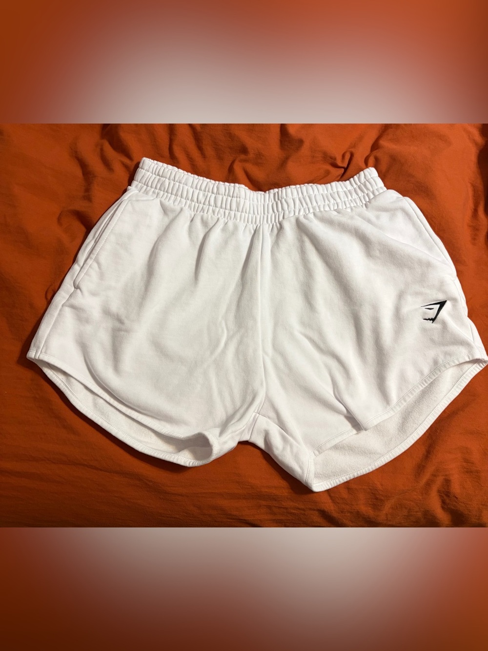 Gymshark White Women's Athletic Lounge Shorts